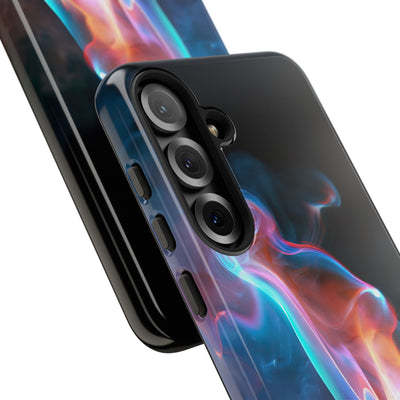 Neon Waveform · Tough Phone Case for Samsung · Black