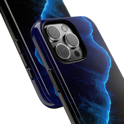 Electric Azure Drift · Tough Phone Case for iPhone · Blue