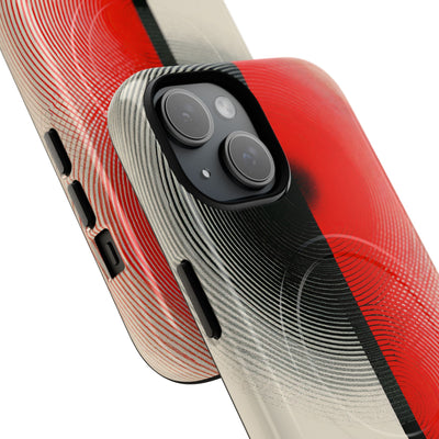 Red Tough 2.0 Magsafe Phone Case for iPhone - Split Signal Red