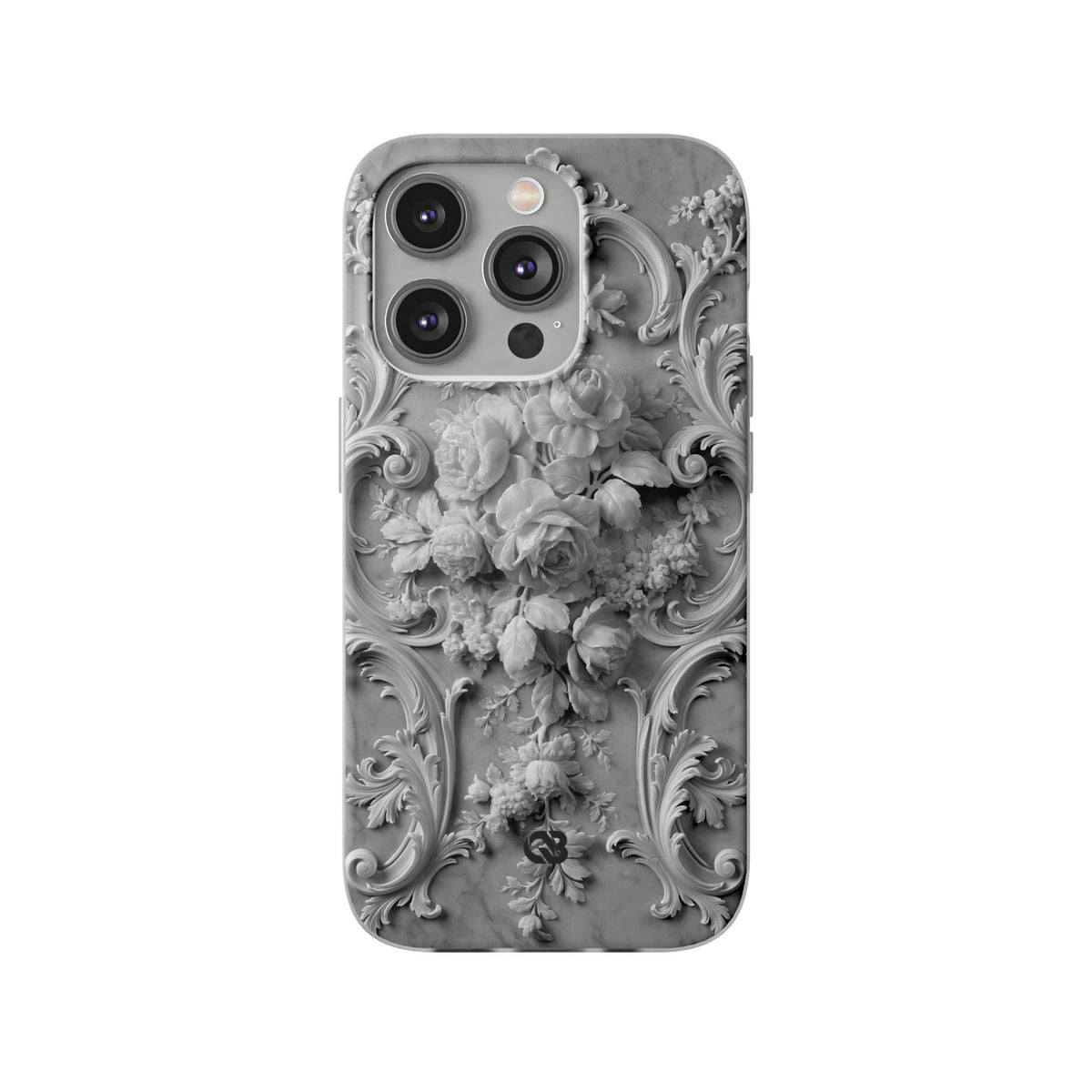 Rococo Marble Rose · Lite Phone Case for iPhone ·  White