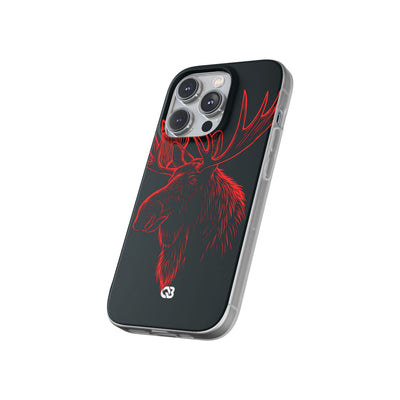 Nordic Elk · Lite Phone Case for iPhone ·  Black