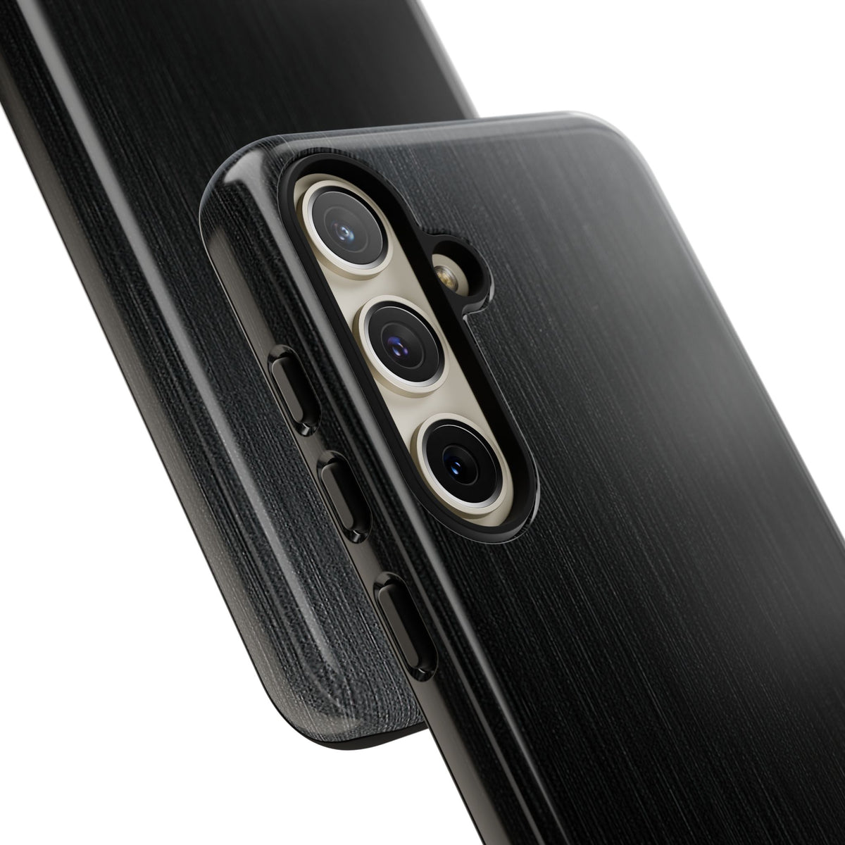 Obsidian Brushed Steel · Tough Phone Case for Samsung · Black