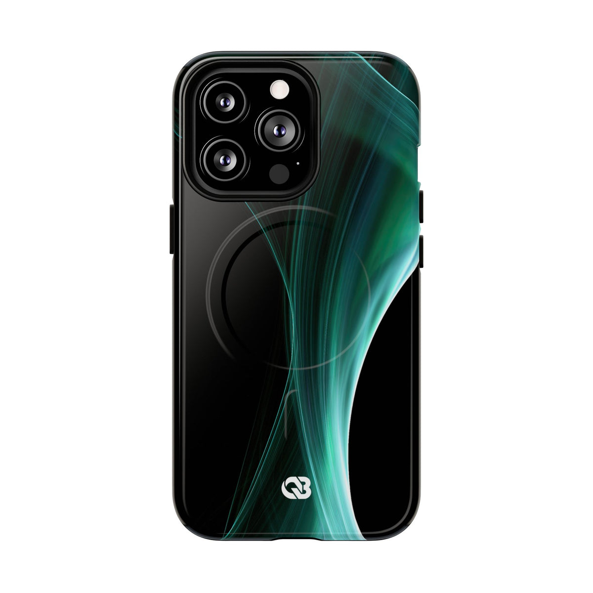 Emerald Lumen · Tough 2.0 Magnetic Phone Case for iPhone · Green