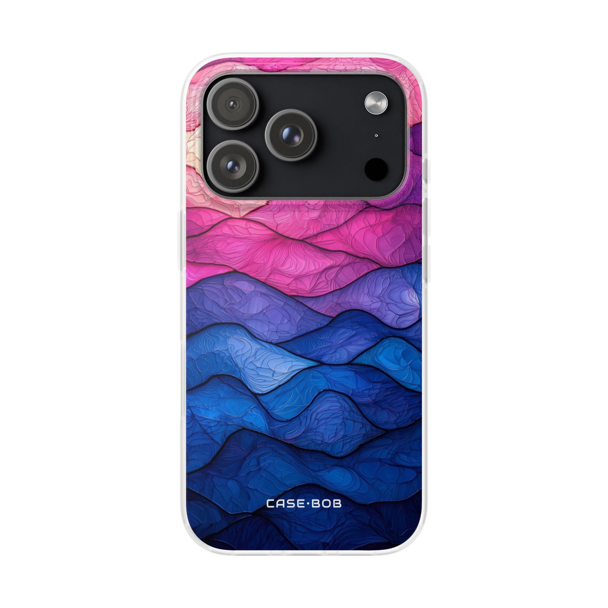 Wavy Vein Gradient iPhone 17 Pro Case - Soft - CASE•BOB