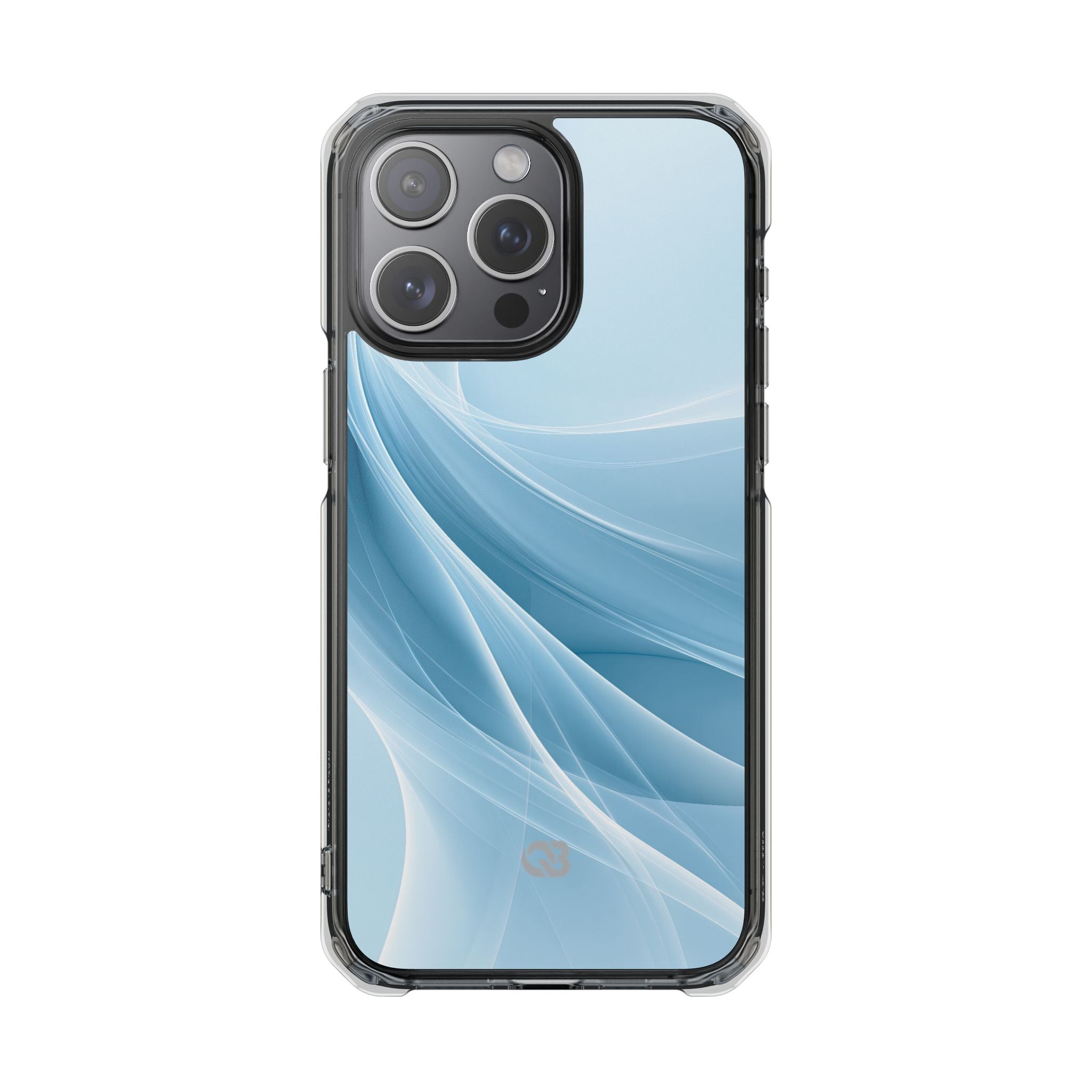 Blue Impact MagSafe Phone Case for iPhone - Arctic Silk Drift