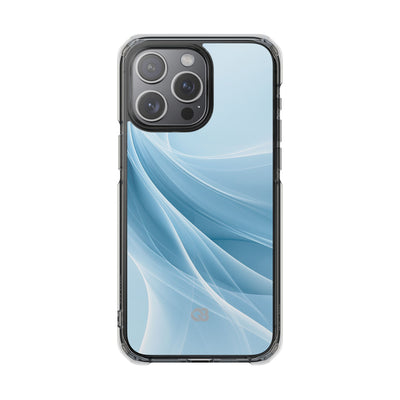 Blue Impact MagSafe Phone Case for iPhone - Arctic Silk Drift