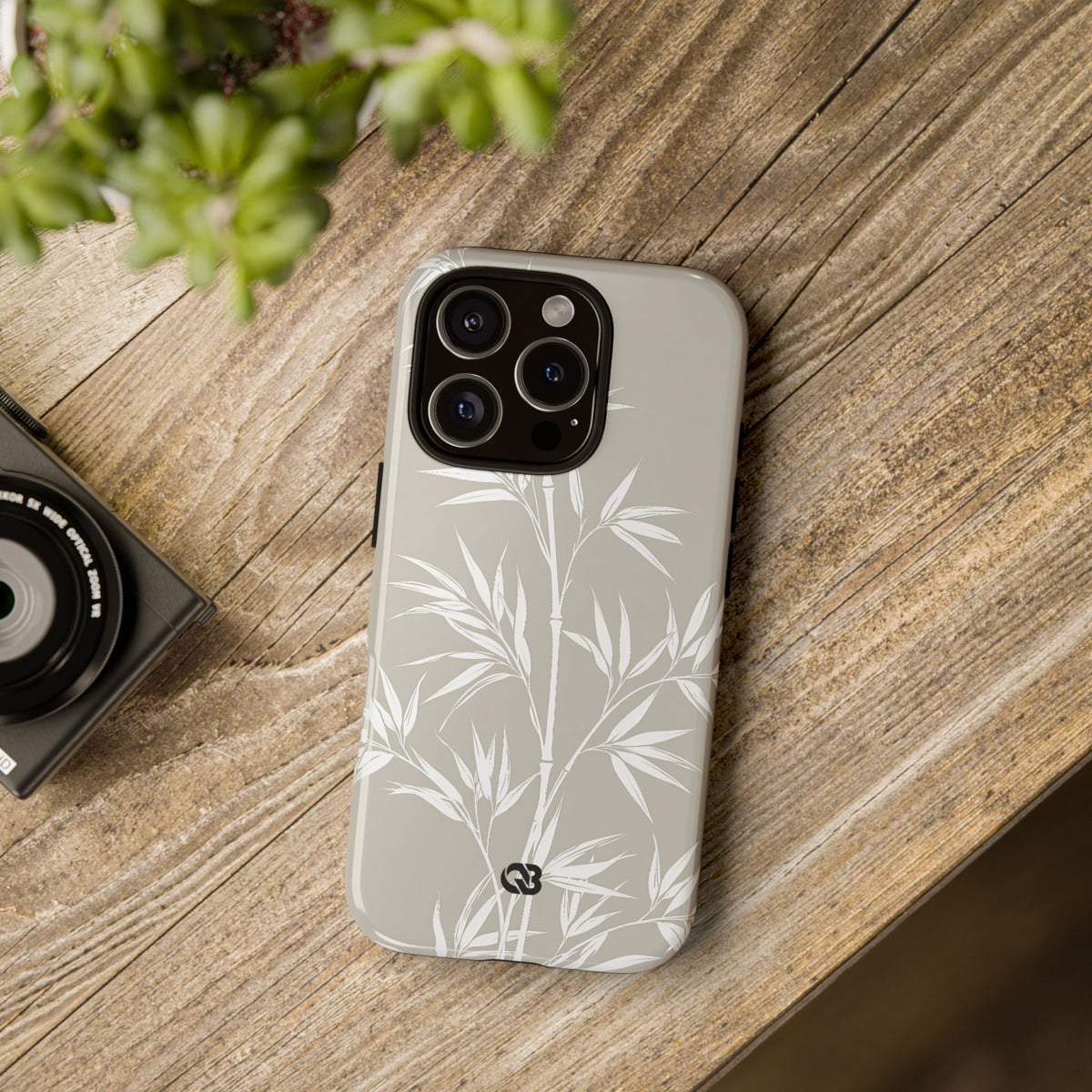 Serene Bamboo · Tough Phone Case for iPhone · Beige