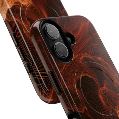 Amber Filament · Tough 2.0 Magnetic Phone Case for iPhone · Orange