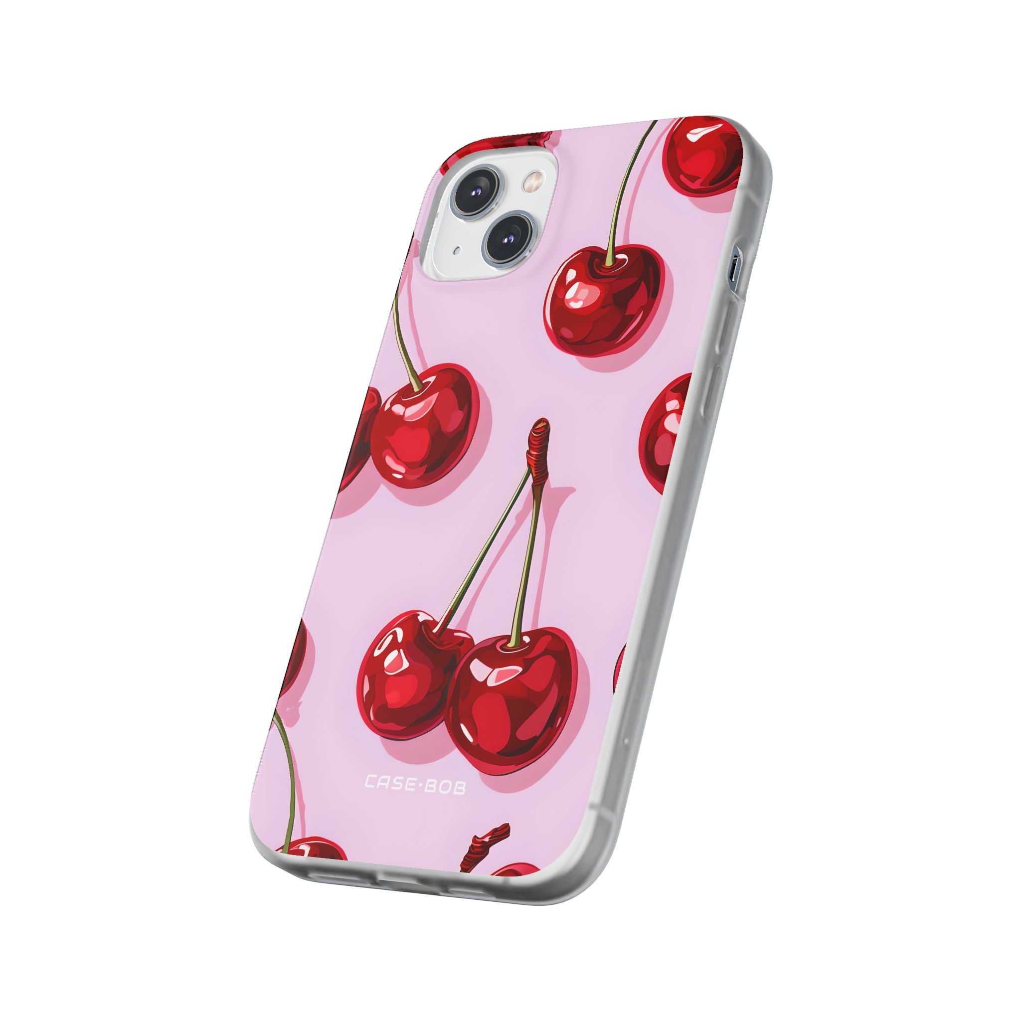 Glossy Cherry Burst iPhone 14 Plus Case - Soft - CASE•BOB
