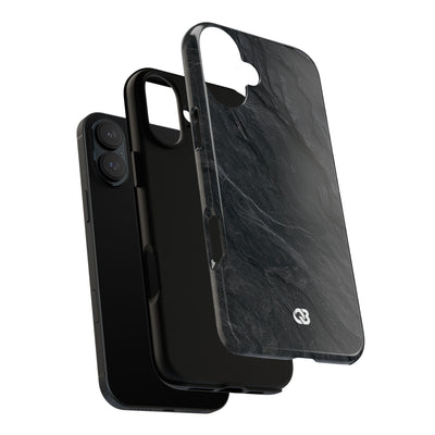 Dark Slate Strata · Tough Phone Case for iPhone · Black