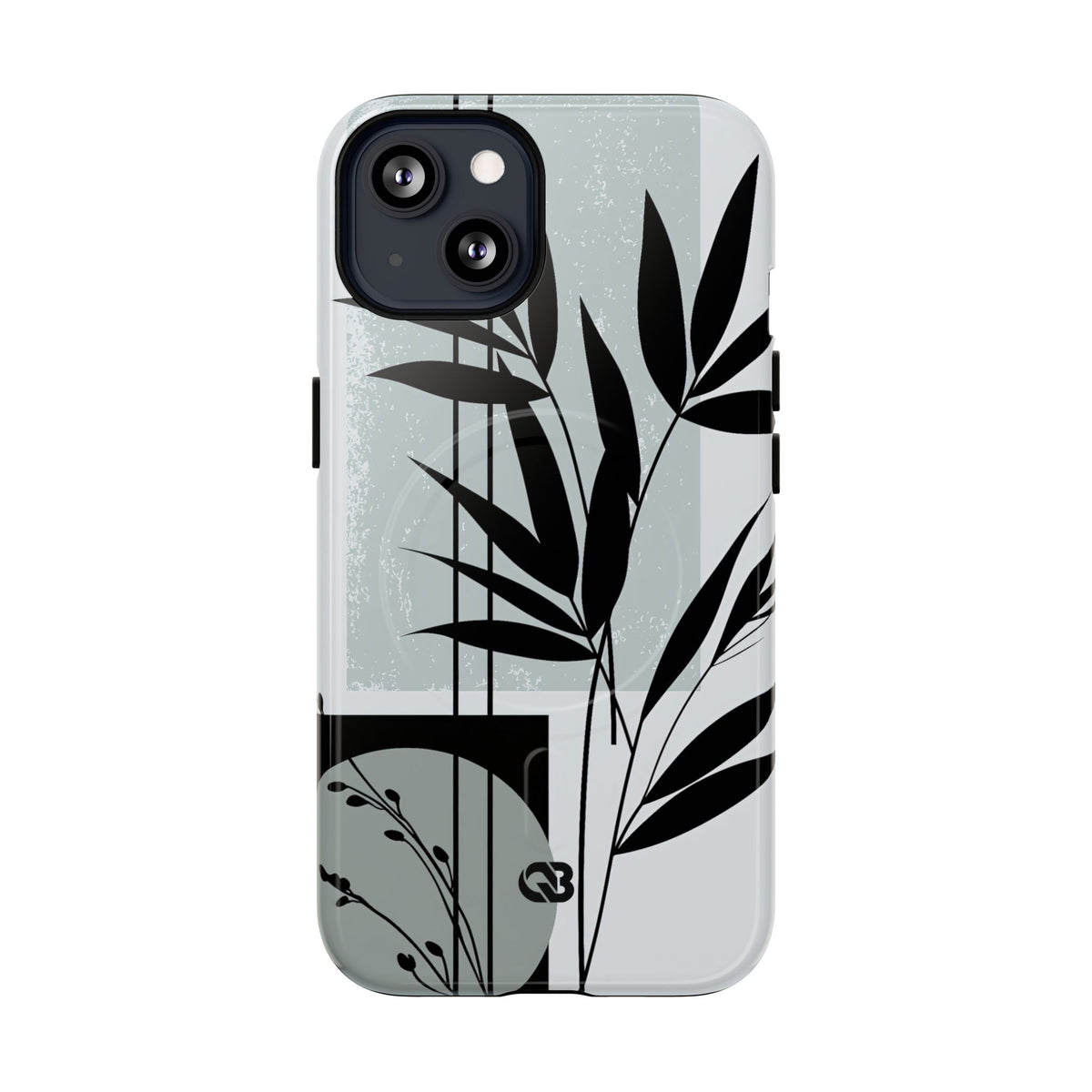 Zen Bamboo Silhouette · Tough 2.0 Magnetic Phone Case for iPhone · Green