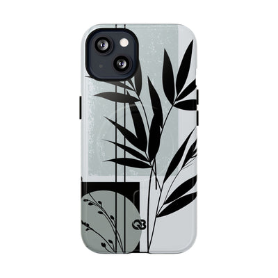 Zen Bamboo Silhouette · Tough 2.0 Magnetic Phone Case for iPhone · Green