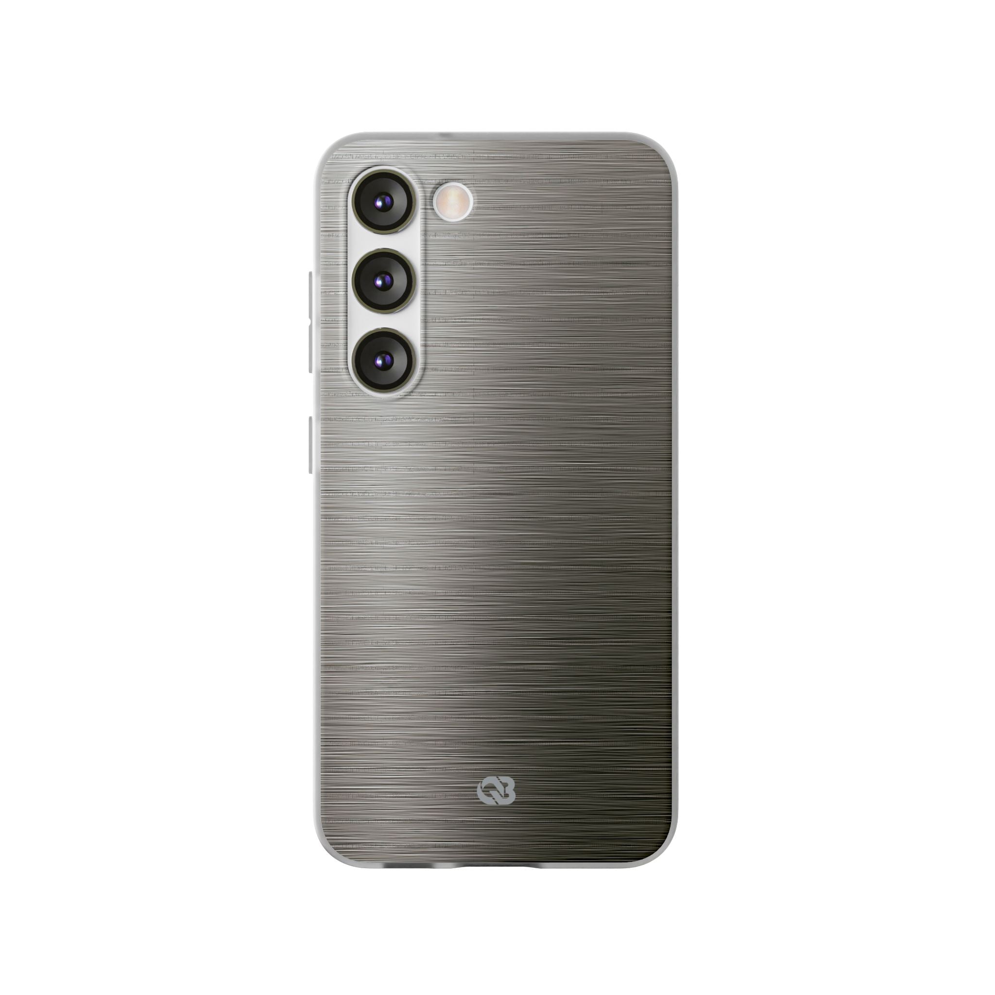 Grey Lite Phone Case for Samsung - Brushed Industrial Steel
