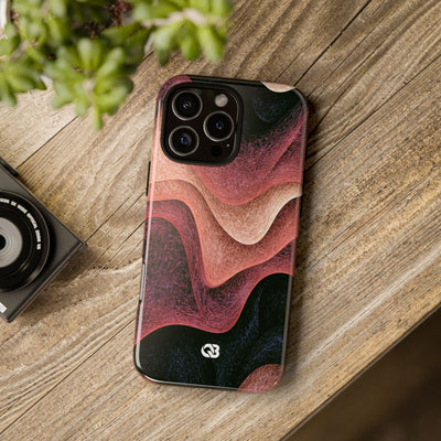 Rose Contour Waves · Tough Phone Case for iPhone · Pink
