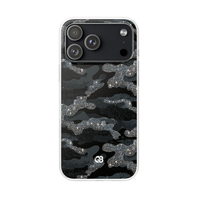 Glitter Shadow Camo · Lite Phone Case for iPhone ·  Black
