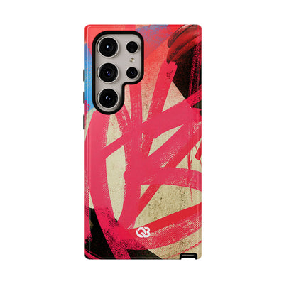 Neon Spray Tag · Tough Phone Case for Samsung · Pink