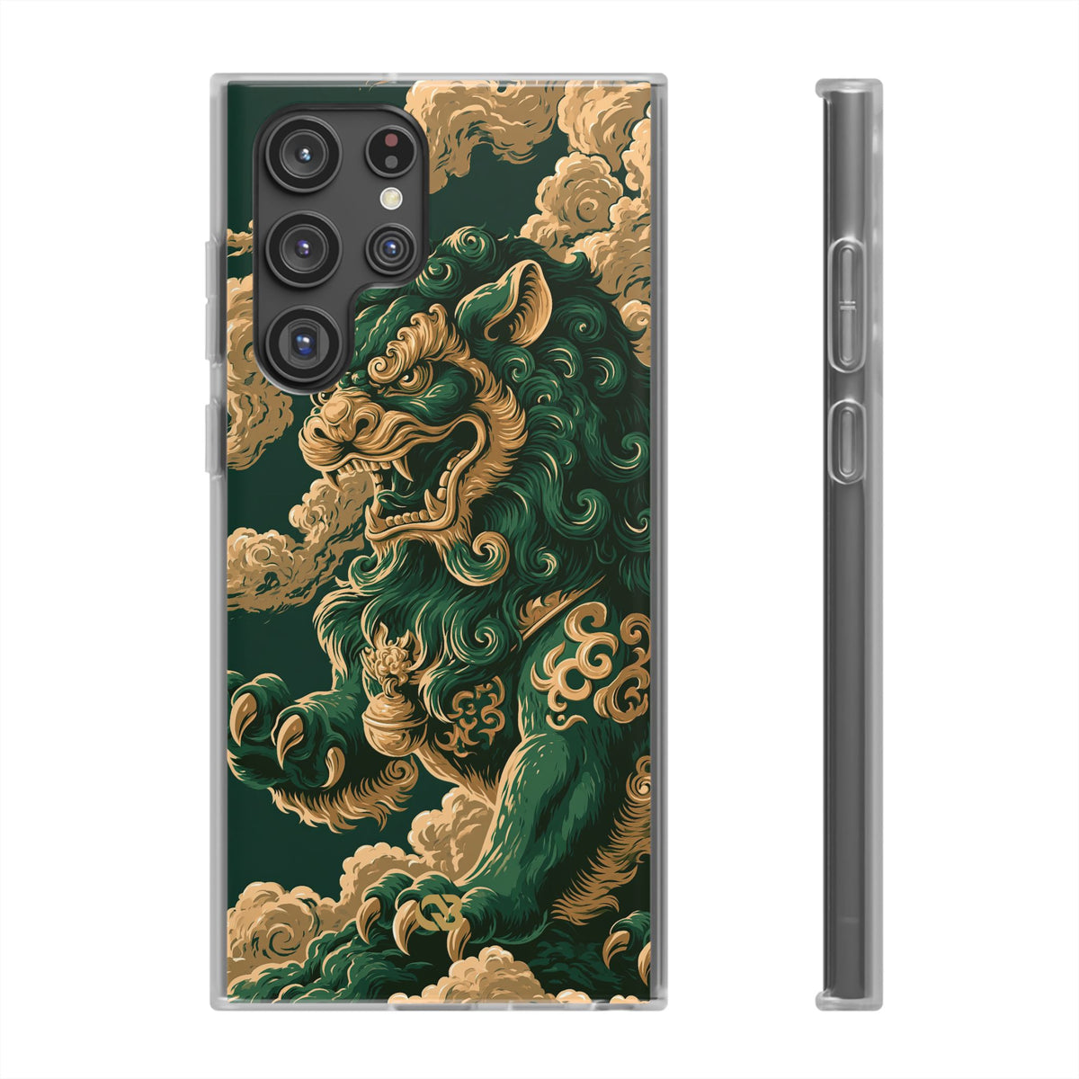 Imperial Guardian Lion · Lite Phone Case for Samsung · Green