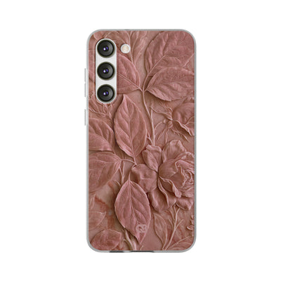 Blush Rose Relief · Lite Phone Case for Samsung · Pink