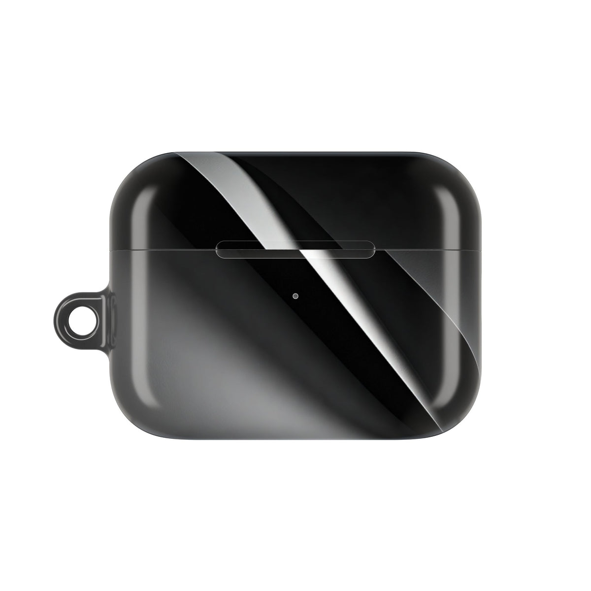 Obsidian Ridge · Hard Case for AirPods & AirPods Pro · Black