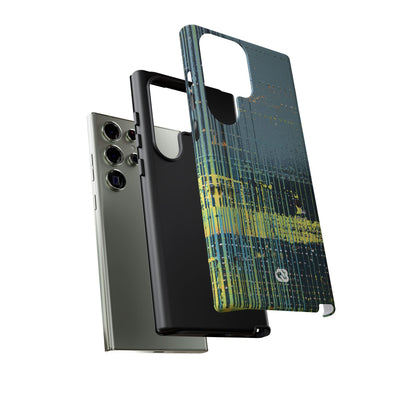 Acid Raster Circuit · Tough Phone Case for Samsung · Teal