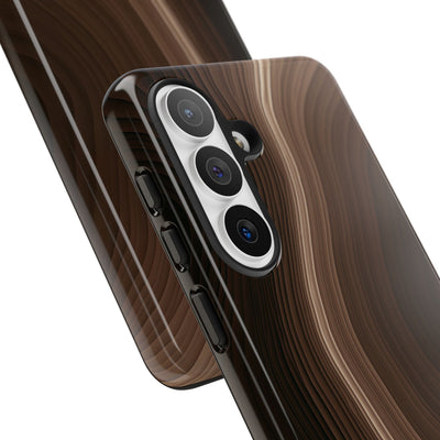 Brown Tough Phone Case for Samsung - Bronzed Canyon Relief
