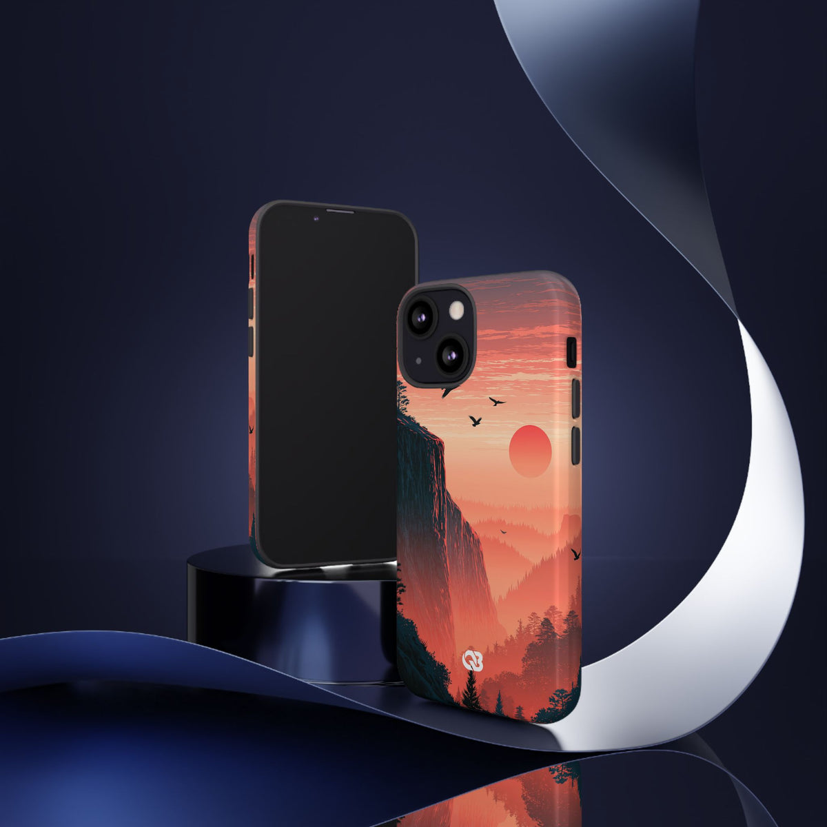 Canyon Dusk · Tough Phone Case for iPhone · Orange