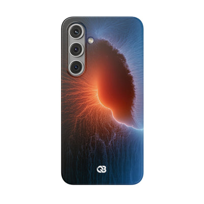 Thermal Aura Pulse · Lite Phone Case for Samsung · Blue