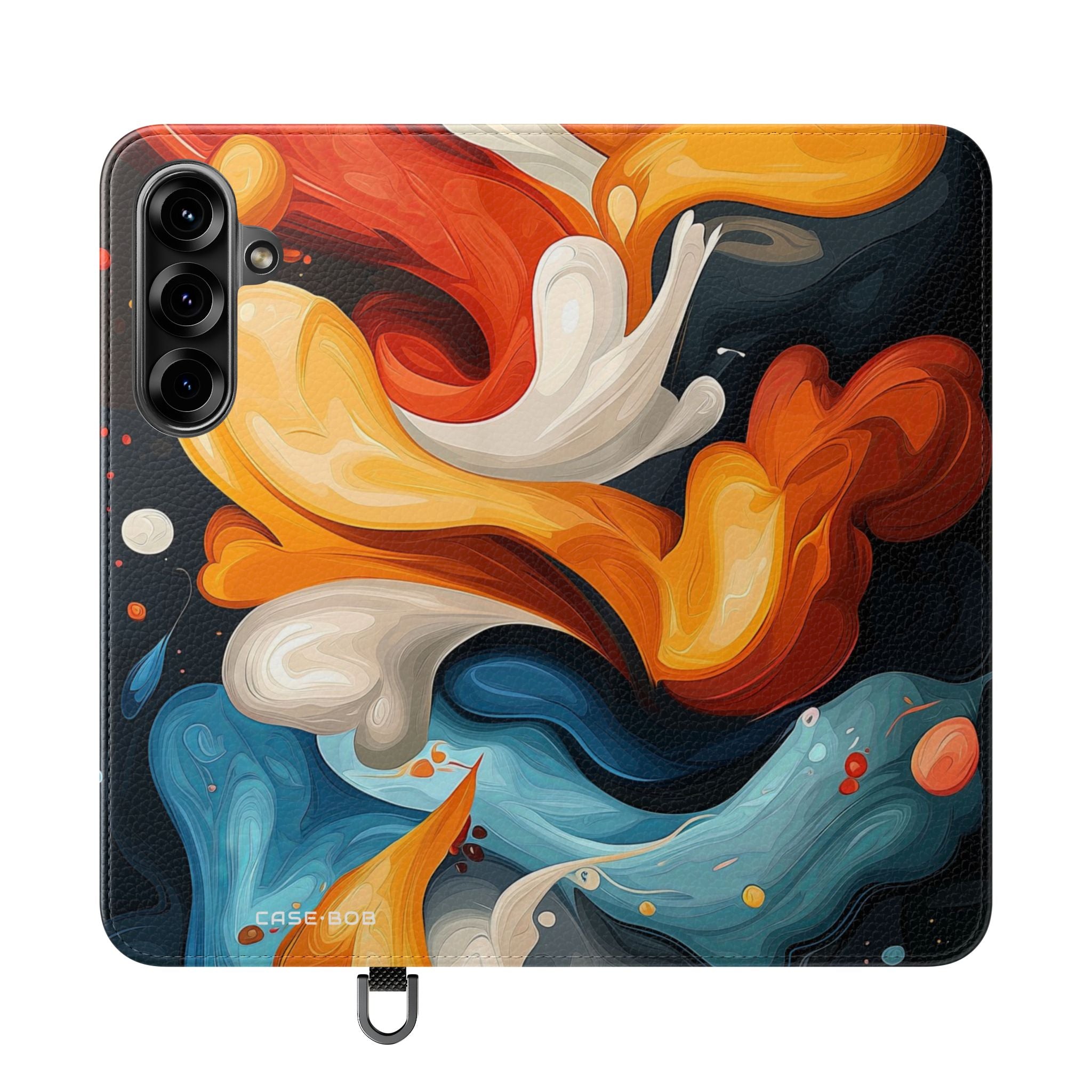 Fiery Swirl - Samsung S25+ Case - Wallet