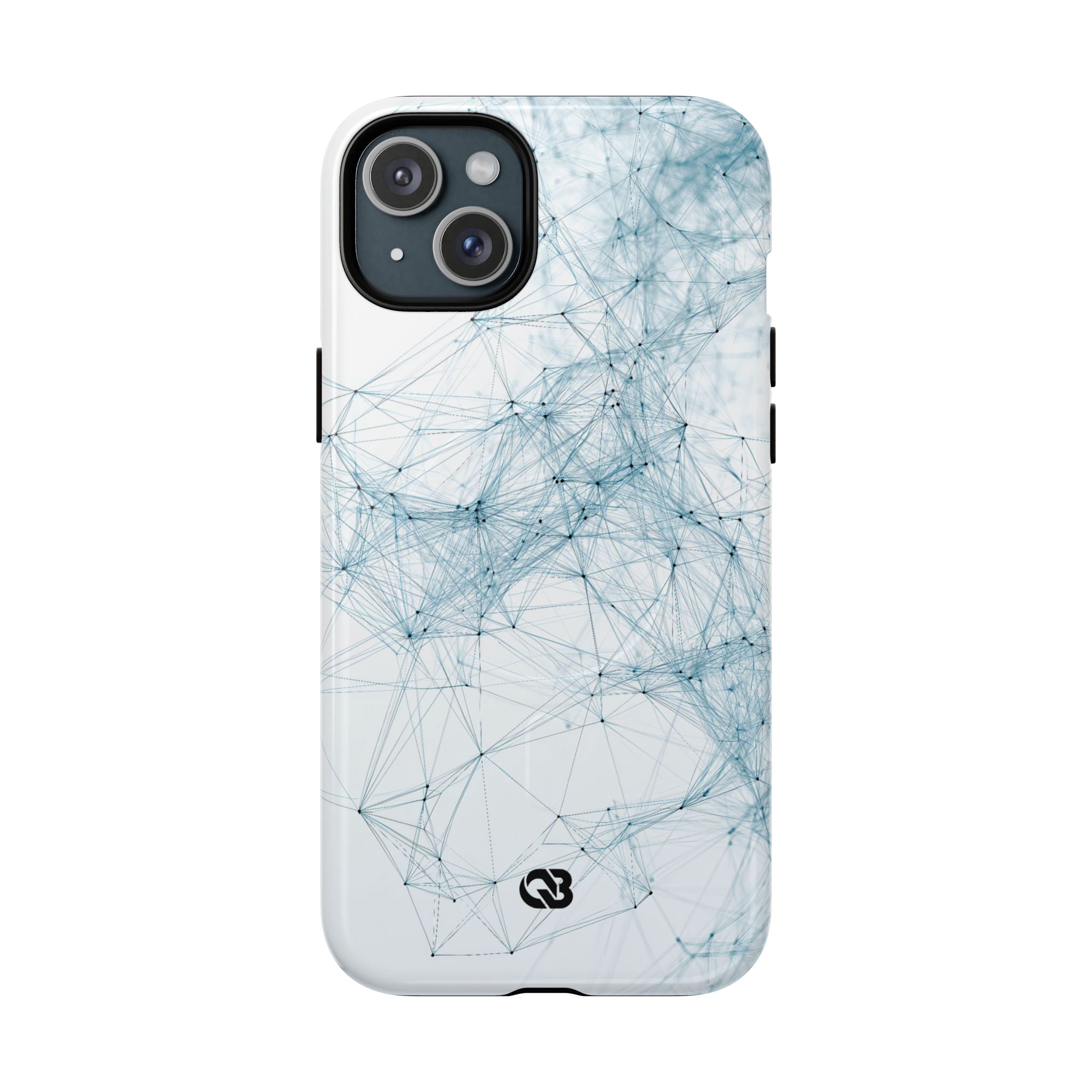Blue Tough 2.0 Magsafe Phone Case for iPhone - Glacial Neural Web