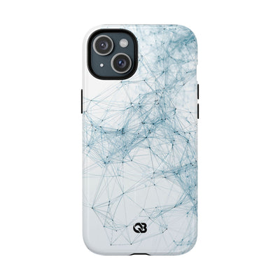 Blue Tough 2.0 Magsafe Phone Case for iPhone - Glacial Neural Web