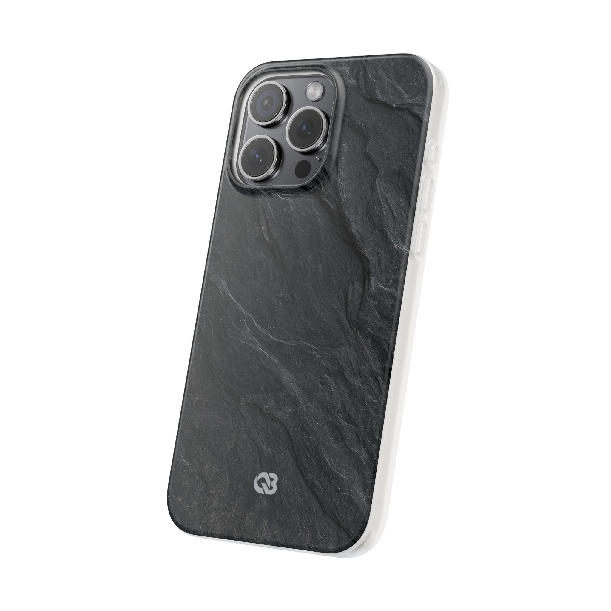 Black Lite Phone Case for iPhone - Midnight Slate Ridge