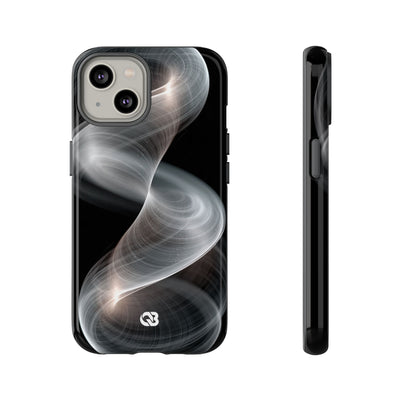 Luminous Vortex · Tough Phone Case for iPhone · Black