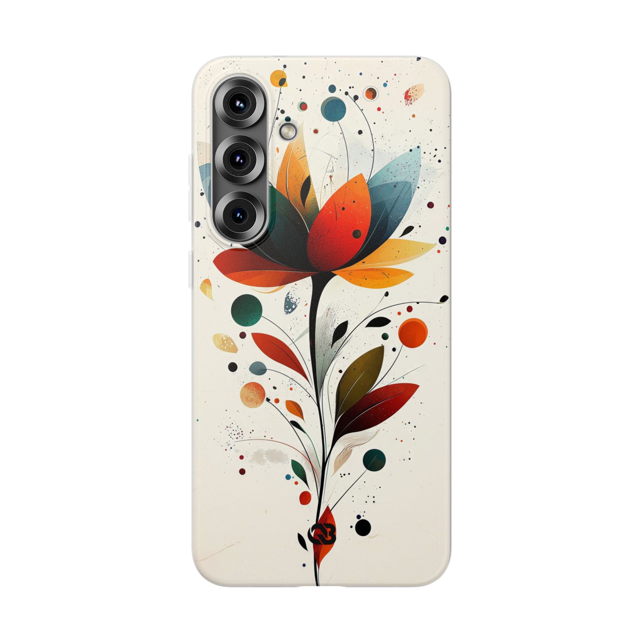 Burnt Petal Abstract · Soft Handyhülle für Samsung