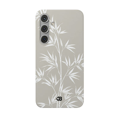 Beige Lite Phone Case for Samsung - Sandstone Bamboo Stalks