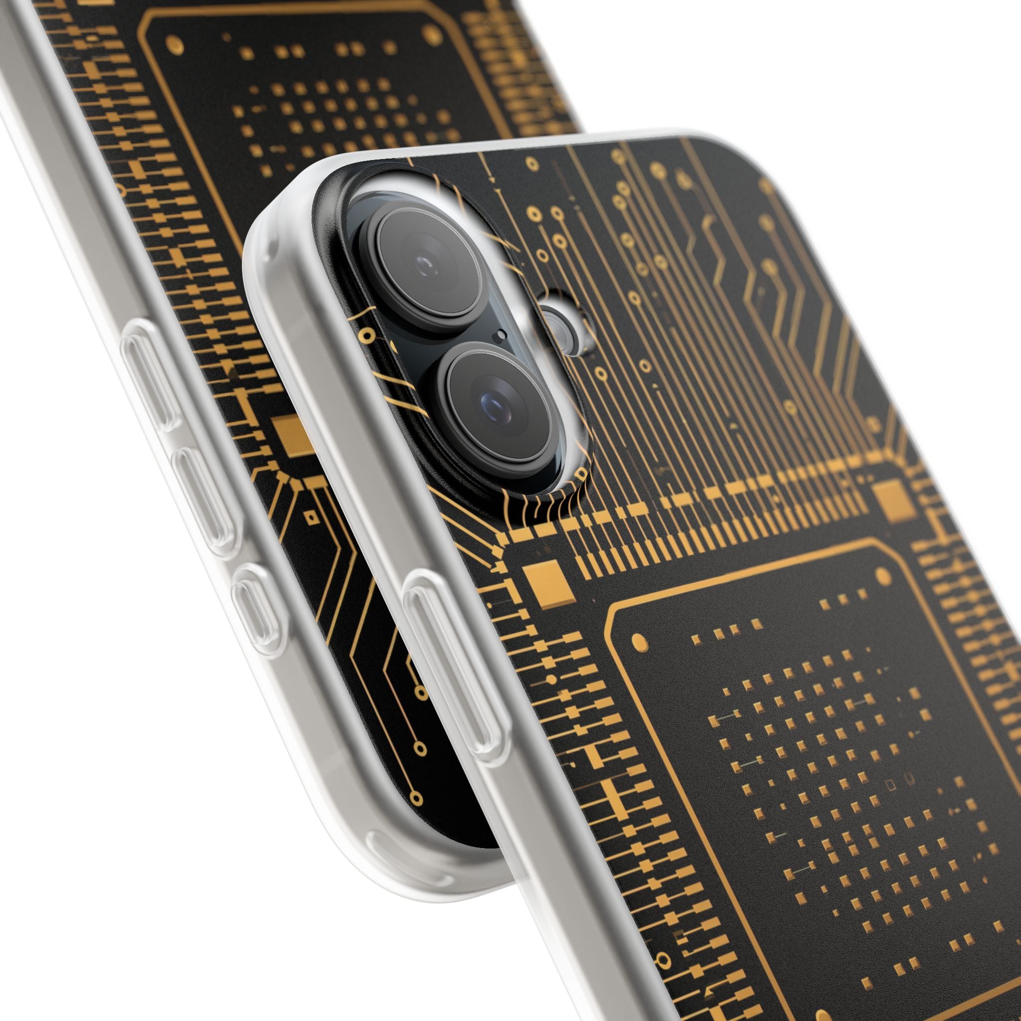 Gold Lite Phone Case for iPhone - Cyber Gold Processor