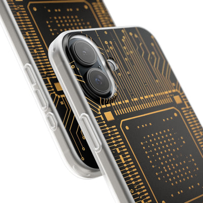 Gold Lite Phone Case for iPhone - Cyber Gold Processor