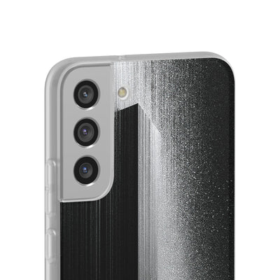 Black Lite Phone Case for Samsung - Brutalist Pixel Monolith