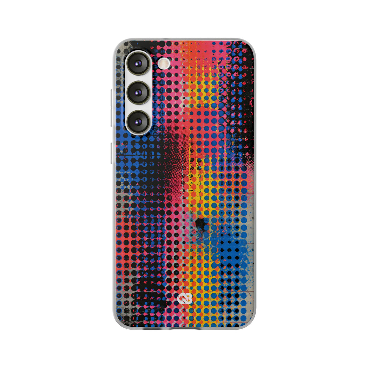 Chromatic Halftone Grid · Lite Phone Case for Samsung · Blue