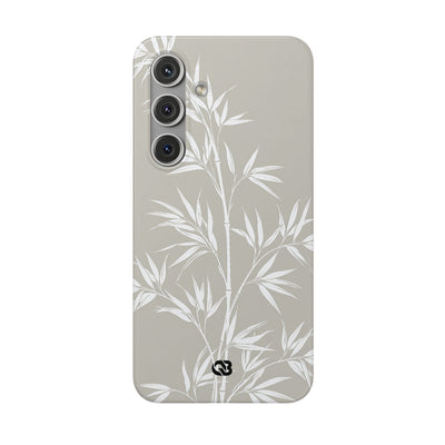 Beige Lite Phone Case for Samsung - Sandstone Bamboo Stalks