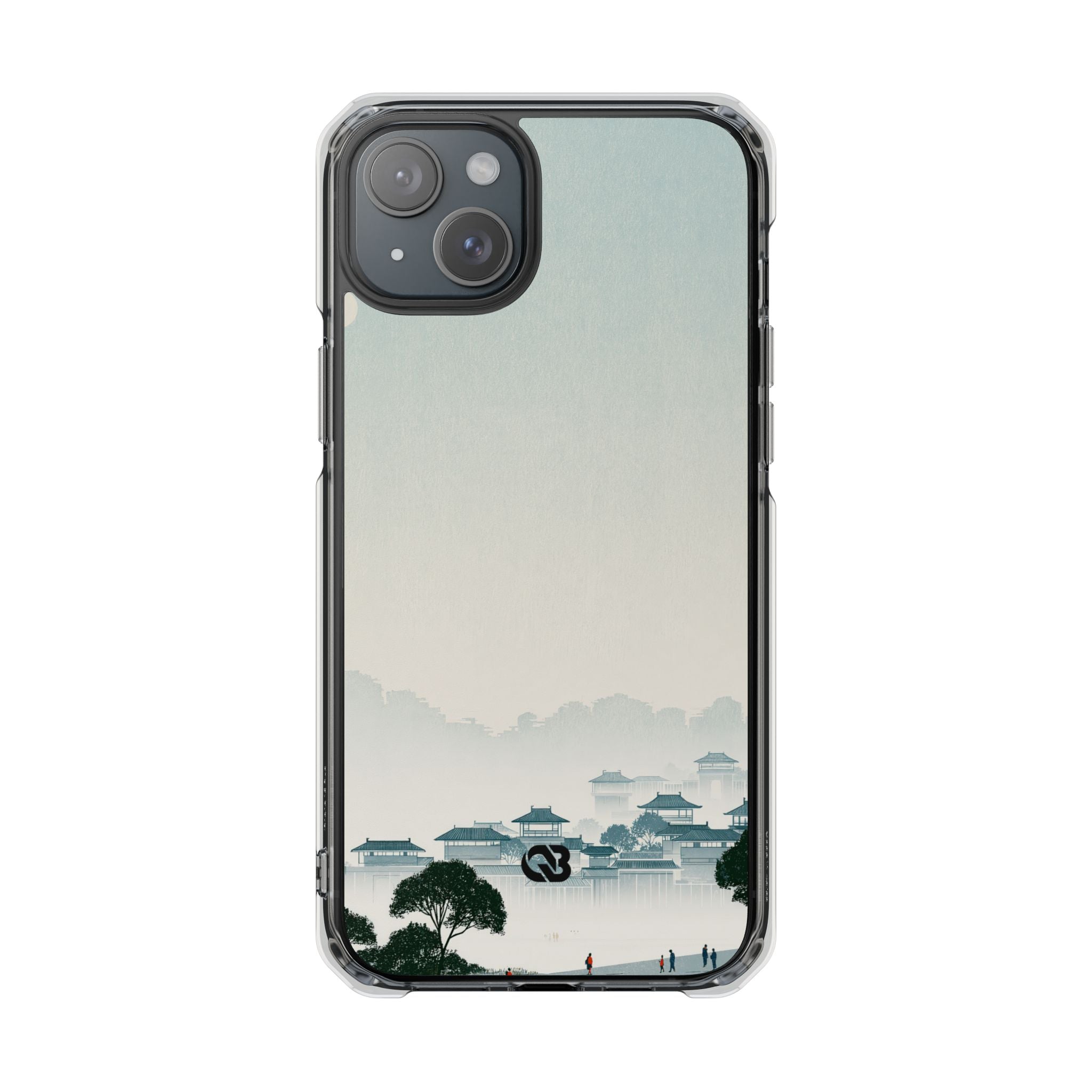 Blue Impact MagSafe Phone Case for iPhone - Mist Valley Pagoda