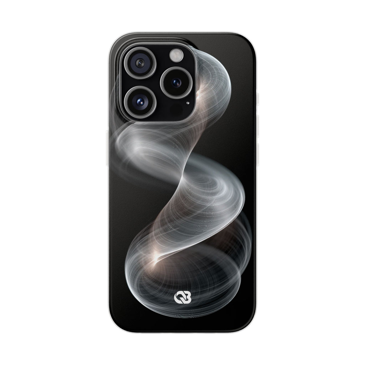 Luminous Vortex · Lite Phone Case for iPhone ·  Black