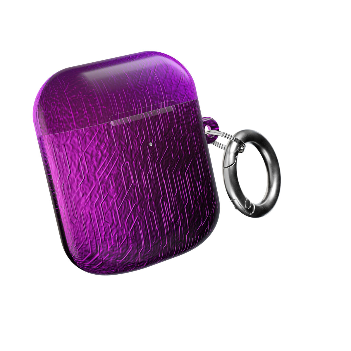 Violet Cyber Circuit · Hard Case for AirPods & AirPods Pro · Purple