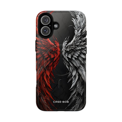 Crimson White Wings iPhone 16 Plus Hoesje - Tough+