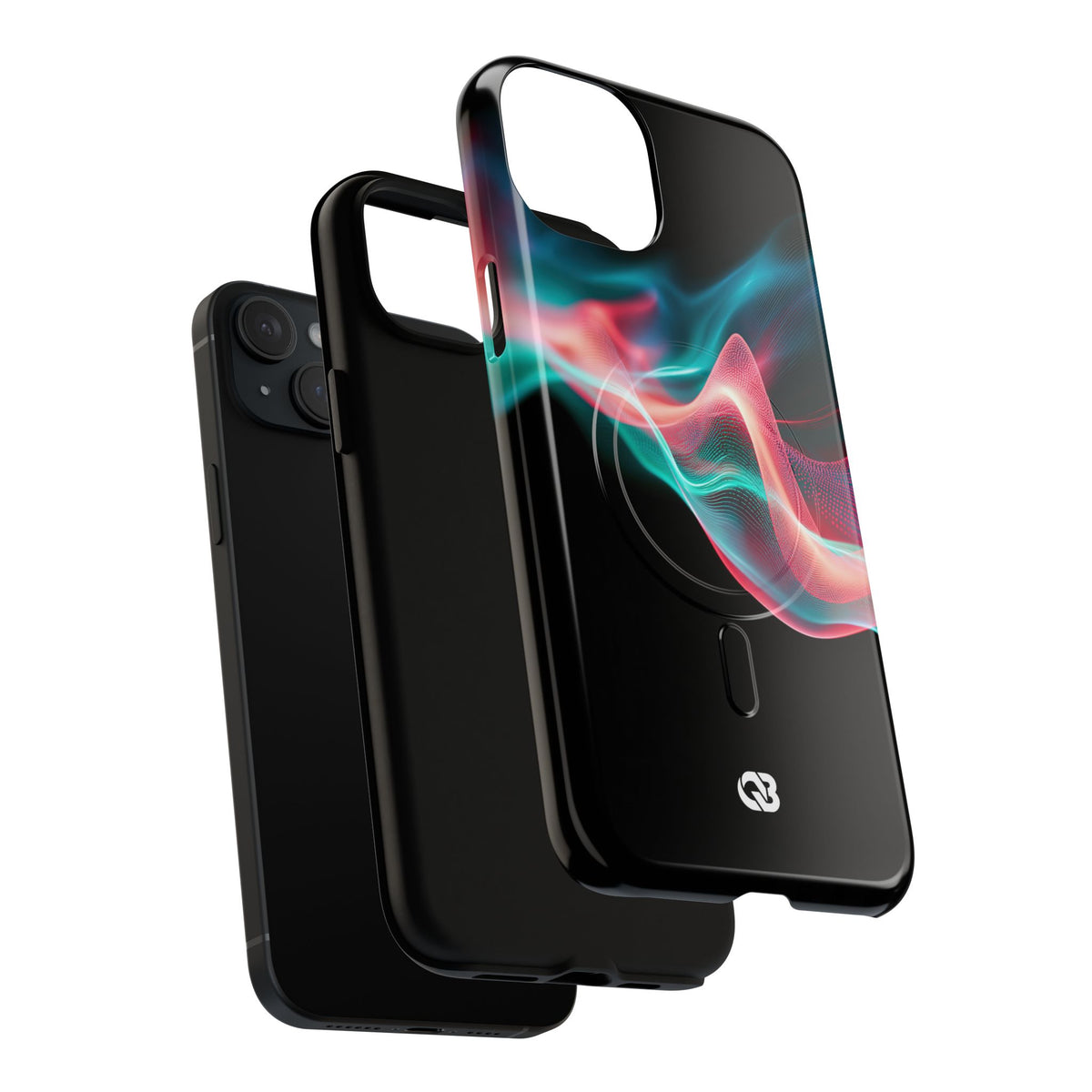Digital Frequency · Tough 2.0 Magnetic Phone Case for iPhone · Black