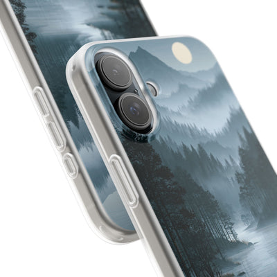Silent Nordic Fjord · Lite Phone Case for iPhone ·  Blue