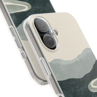 Green Lite Phone Case for iPhone - Misty Sage Valley