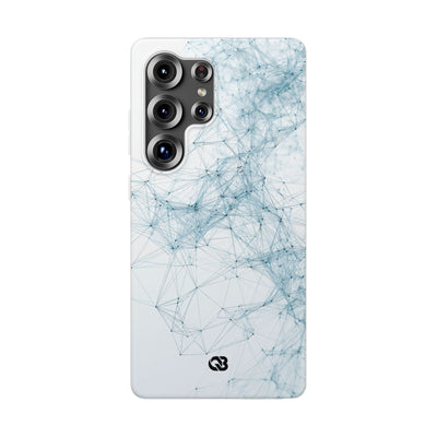 Blue Lite Phone Case for Samsung - Glacial Neural Web