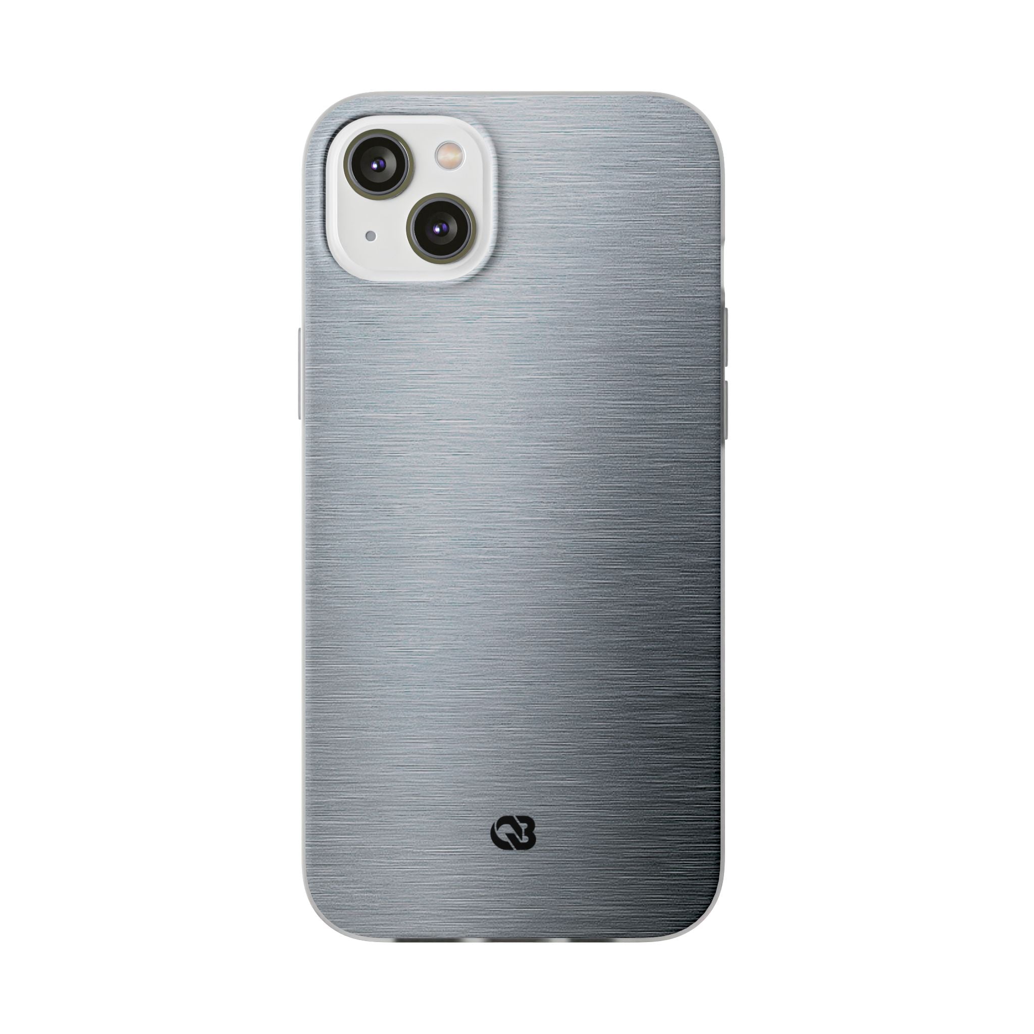 Silver Lite Phone Case for iPhone - Satin Chrome Grain