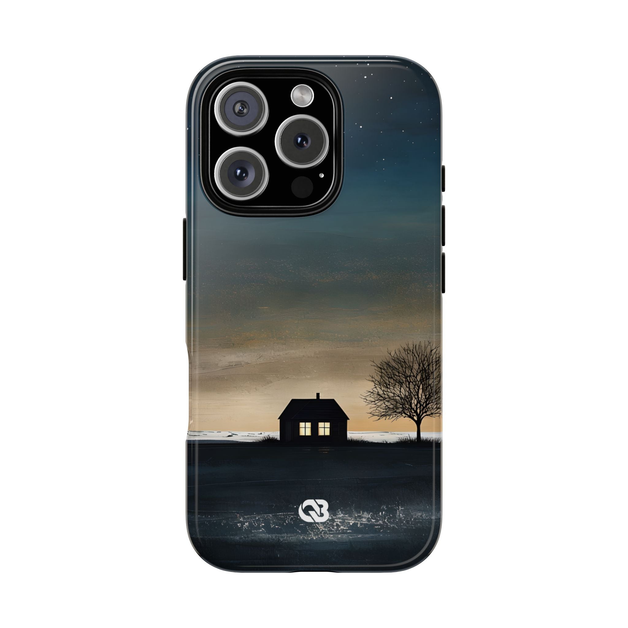 Midnight Cabin Glow · Tough Hoesje voor iPhone
