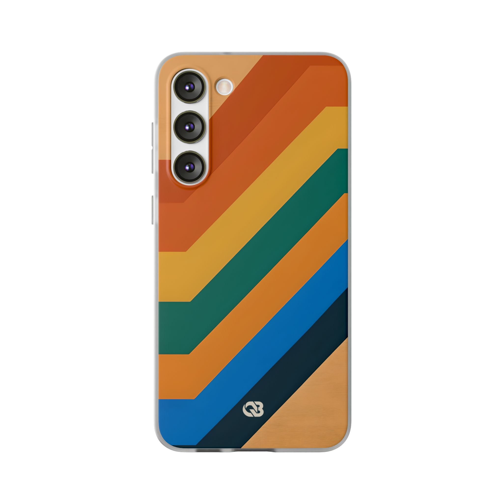 Retro Ridge Lines · Soft Phone Case for Samsung